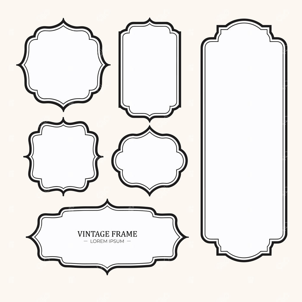 تصویر سیاه و سفید از یک قاب با عکس یک قاب سفید
