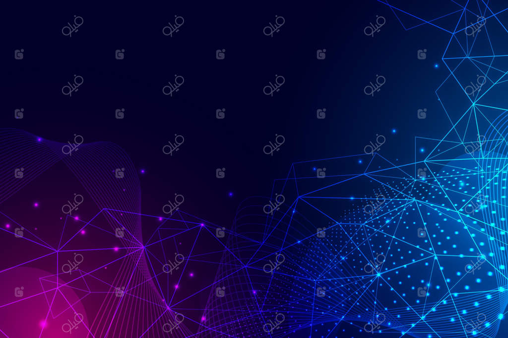 پس‌زمینه اتصال شبکه با گرادیانت