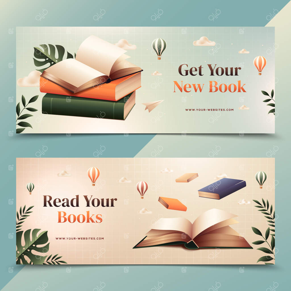 پوسترهای کتاب با سبک واقع‌گرایانه