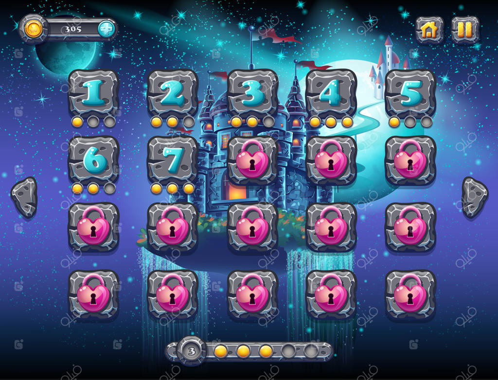 تصویرسازی فضای شگفت‌انگیز با سیارات شاد و نمونه‌هایی از مراحل بازی