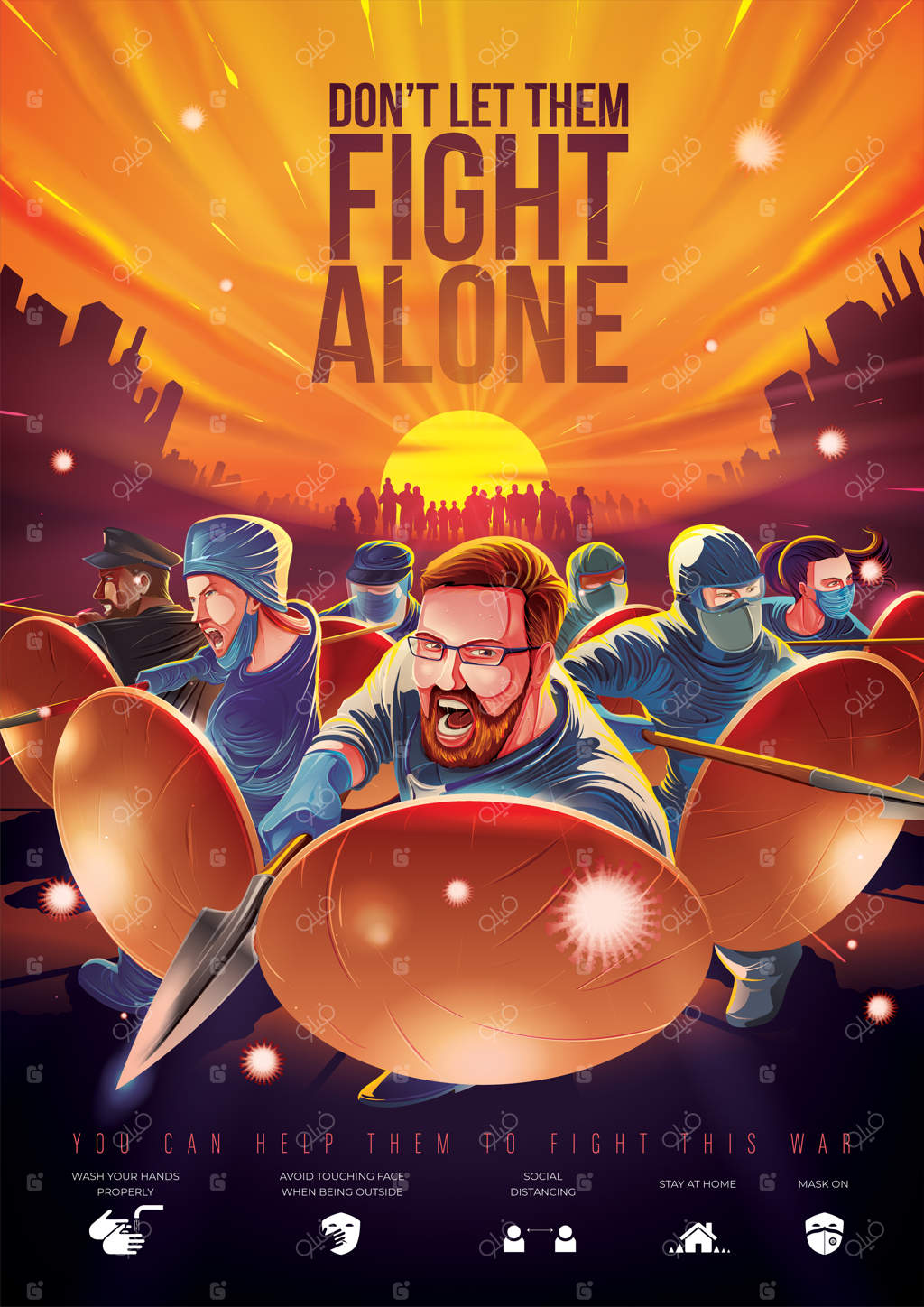 نگذارید تنها مبارزه کنند