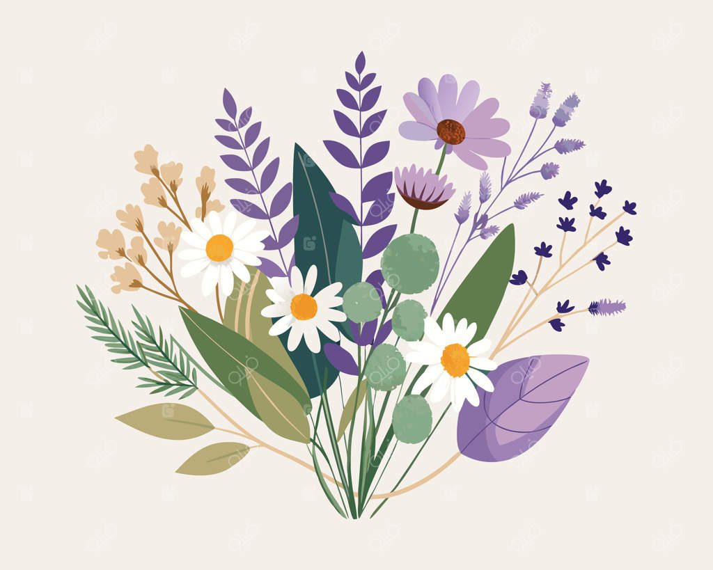 تصویری از باغ گل‌های زیبا