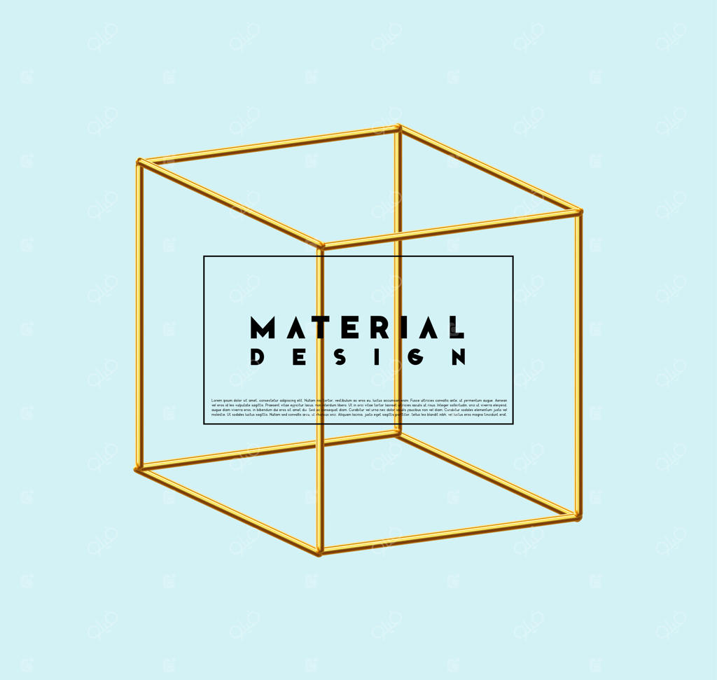 پیش‌زمینه انتزاعی با اشیاء سه‌بعدی: طراحی خلاقانه و هنر مینیمال. الگوی اشکال هندسی با عناصر ایزومتریک واقعی. تصویری وکتور