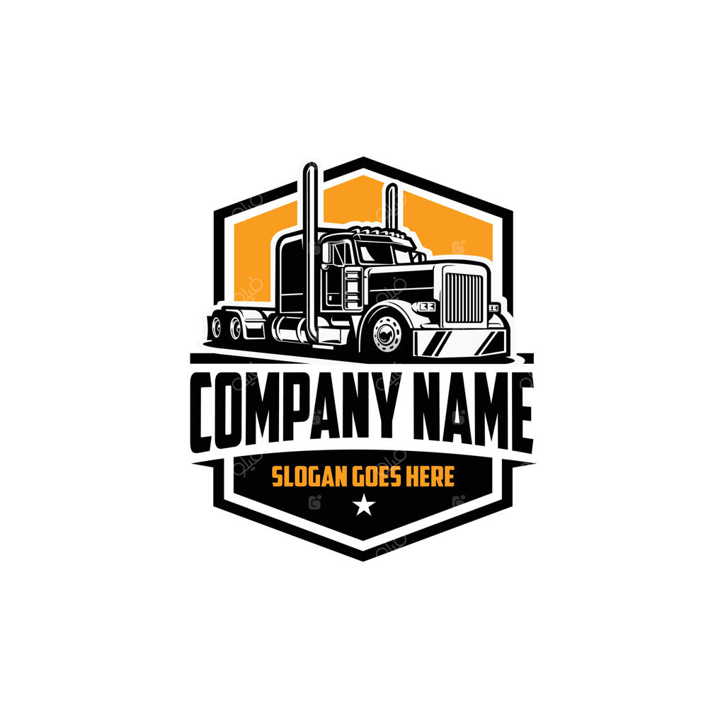 لوگوی شرکت حمل و نقل به صورت مجزا