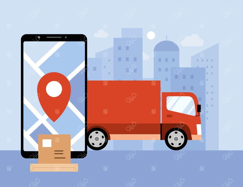 ردیاب تحویل یا GPS روی گوشی تلفن همراه