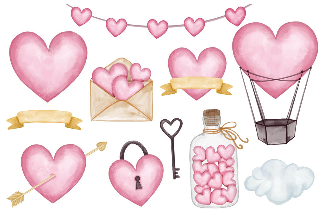 نقاشی کلیپ آرت عاشقانه جدا شده