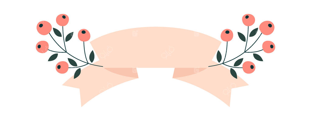 نوار بنر گل‌دار تخت‌نگار