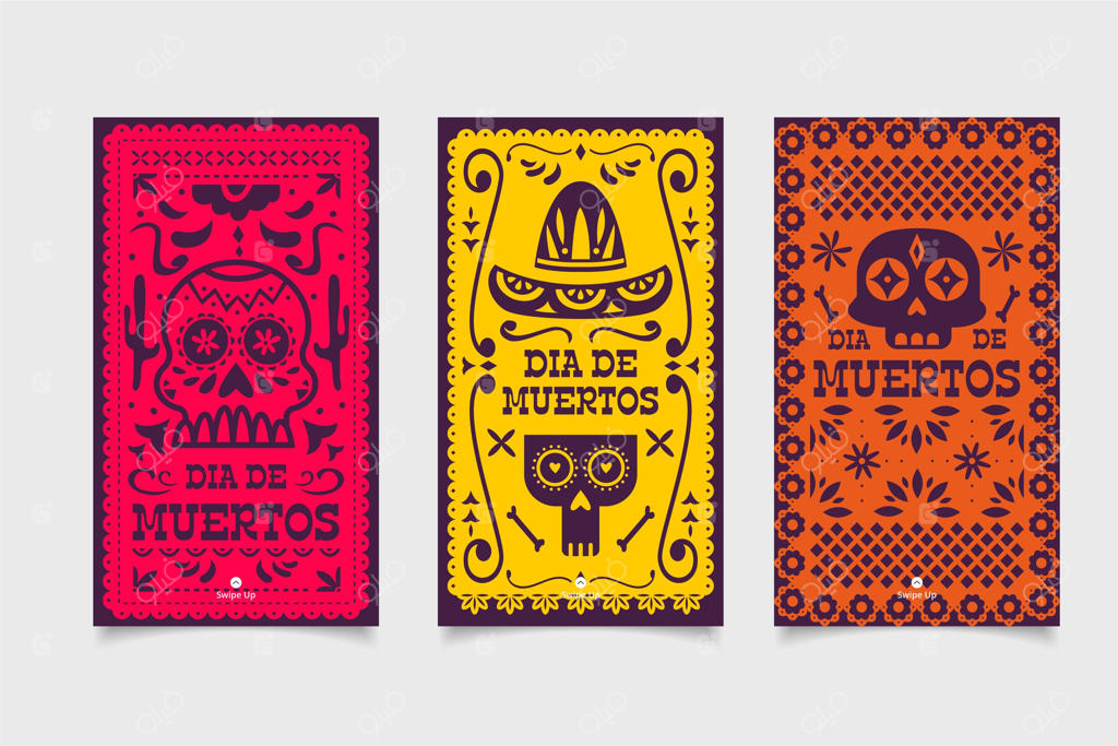 مجموعه استوری‌های اینستاگرام روز مردگان