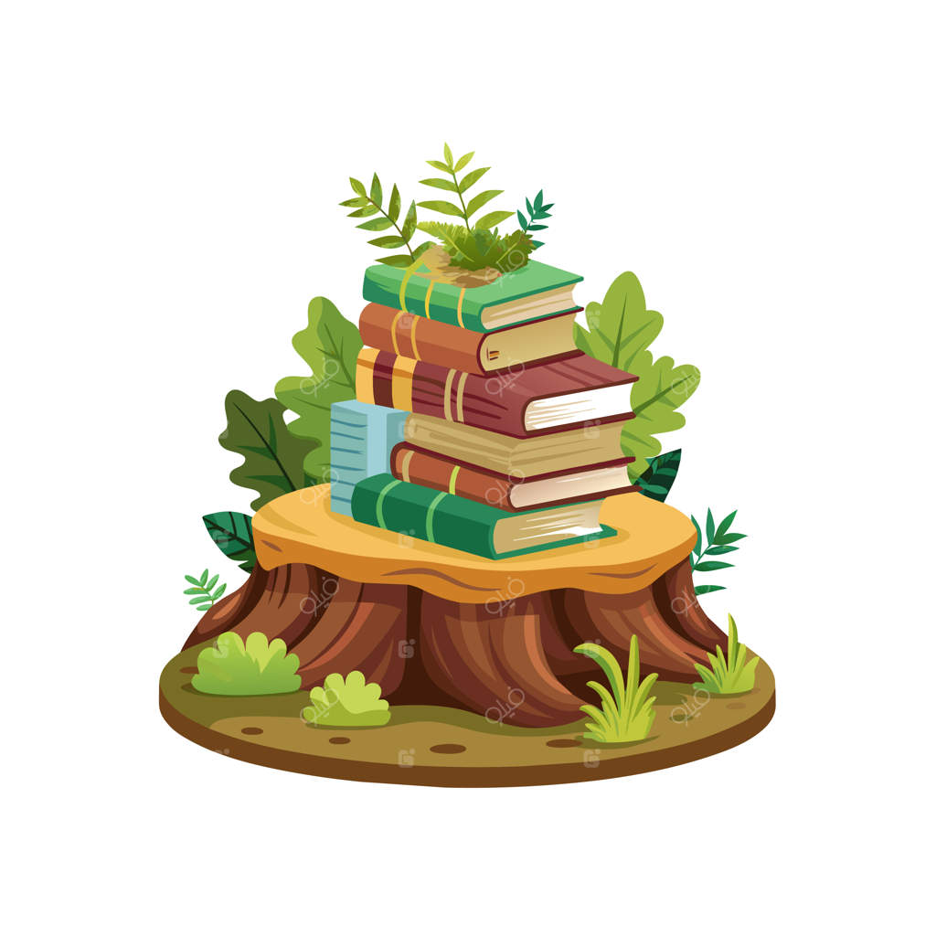 تصویرسازی وکتور مفهوم انباشت کتاب‌ها
