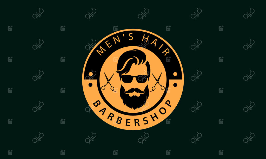 مدل موی مردانه برای لوگوی آرایشگاه