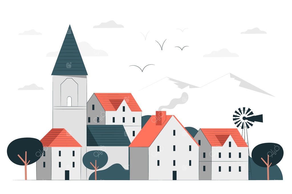 تصویرسازی مفهومی شهر کوچک