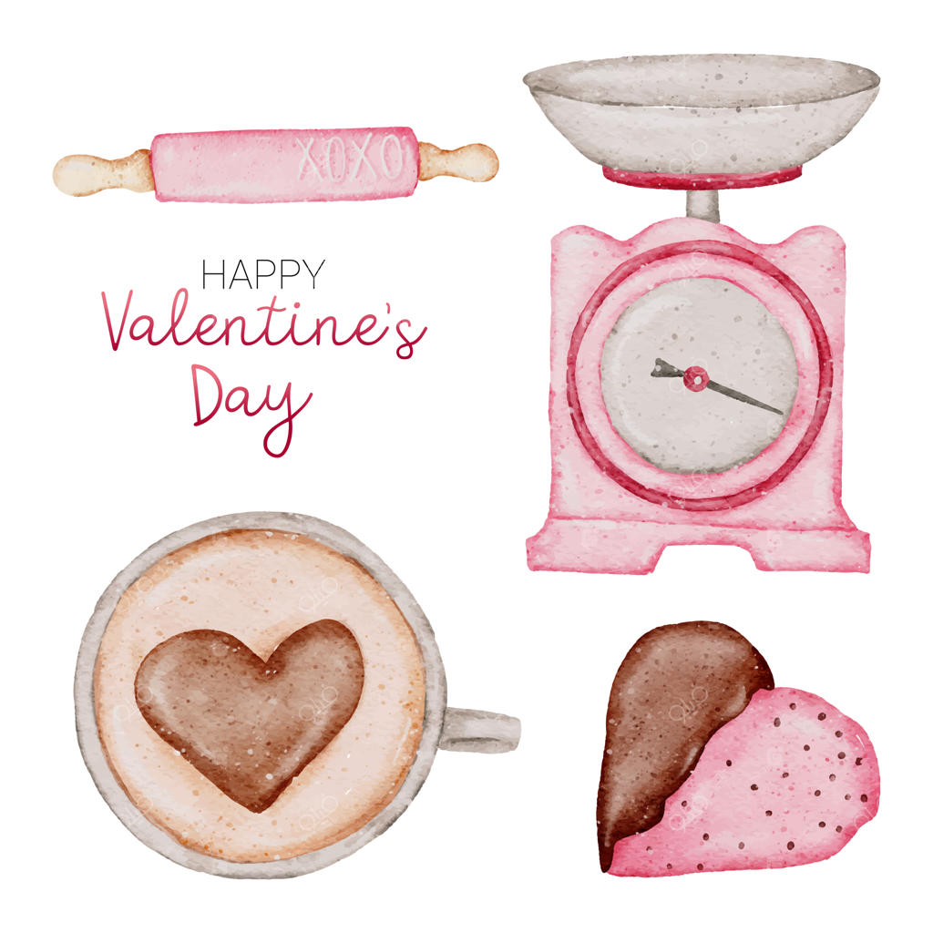 مجموعه المان‌های آبرنگی ولنتاین