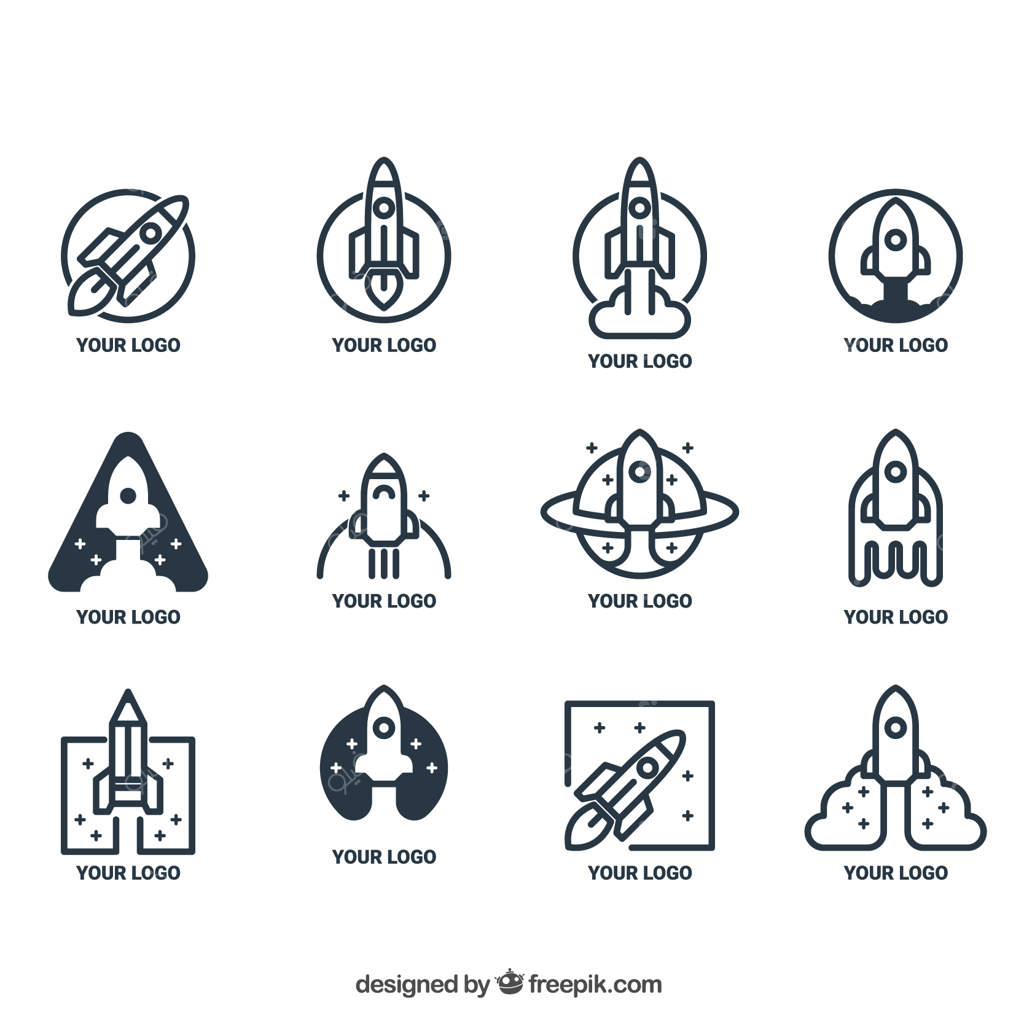 مجموعه لوگوهای سفینه فضایی
