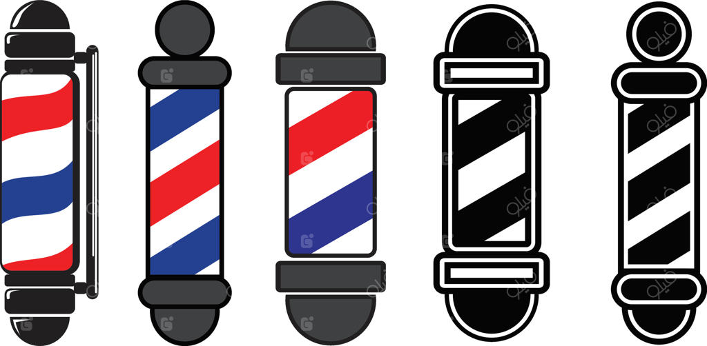 طرح وکتور چراغ آرایشگاه