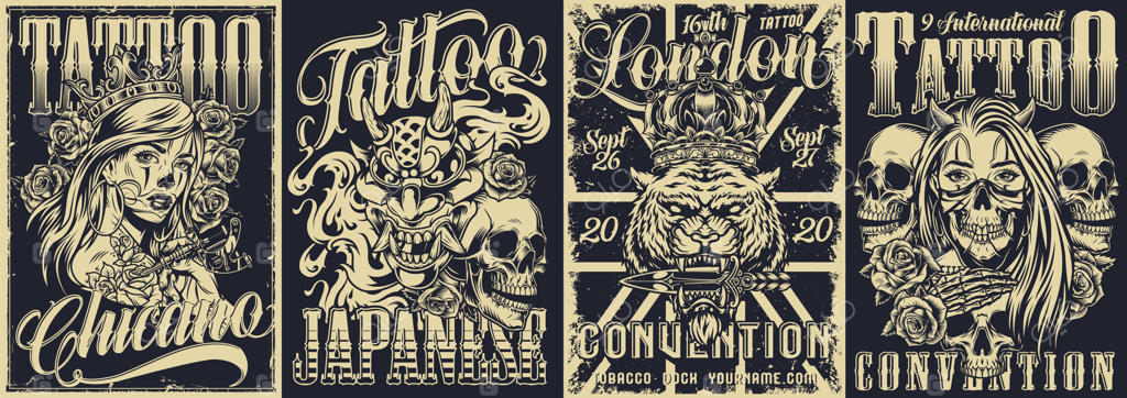 مجموعه جلدهای وینتیج سیاه و سفید