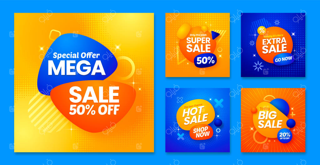 مجموعه پست‌های فروش واقعی برای اینستاگرام