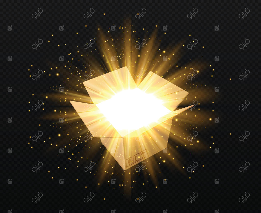 جعبه مقوایی باز