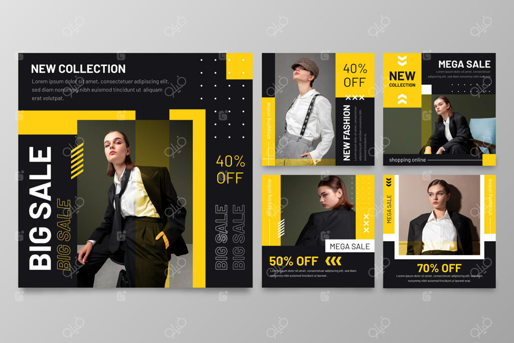 مجموعه‌ پست‌های فروش اینستاگرام با عکس‌های جذاب