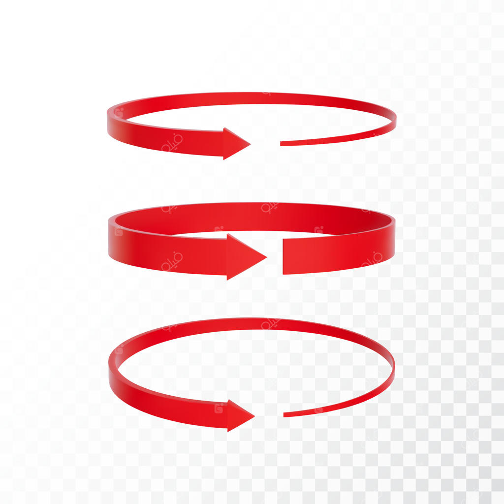 فلش قرمز سه‌بعدی واقع‌گرایانه و دقیق. تصویر وکتور برای طراحی گرافیک شما. فرمت EPS 10