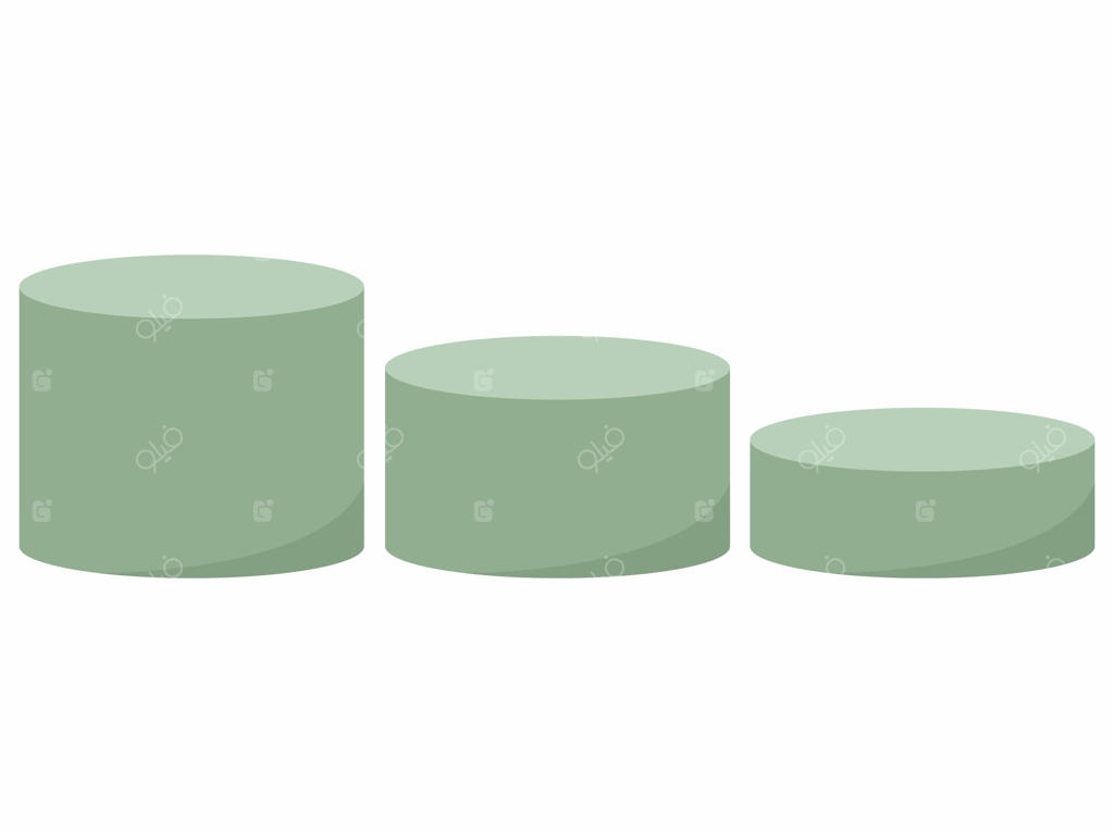 تصویرسازی پس‌زمینه سکوی نمایش خالی