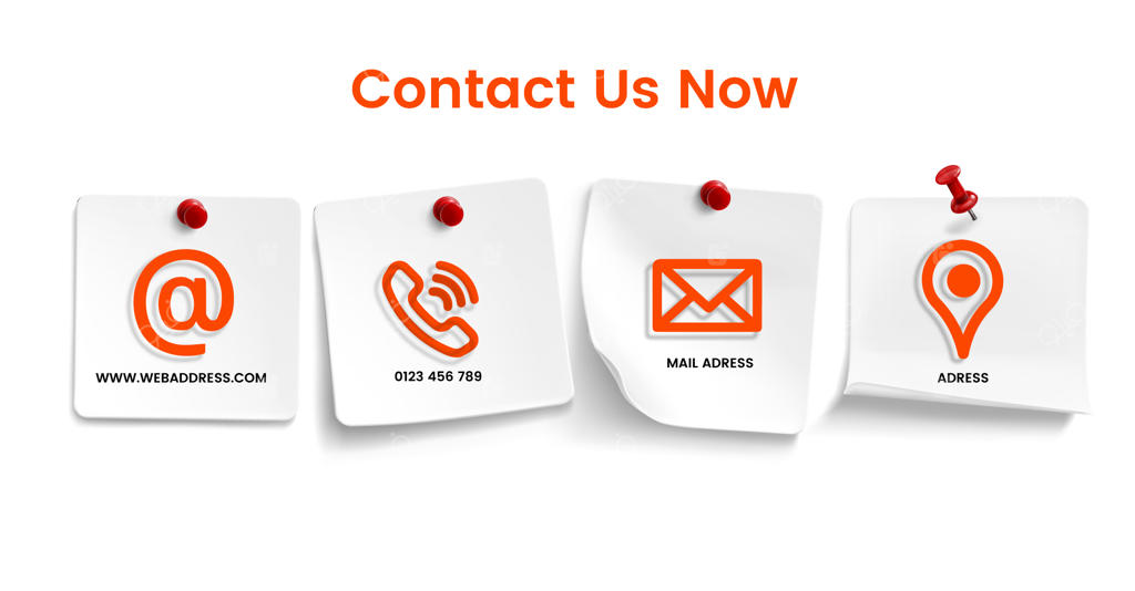 تصویر گوشی موبایل با پیام «همین حالا با ما تماس بگیرید»