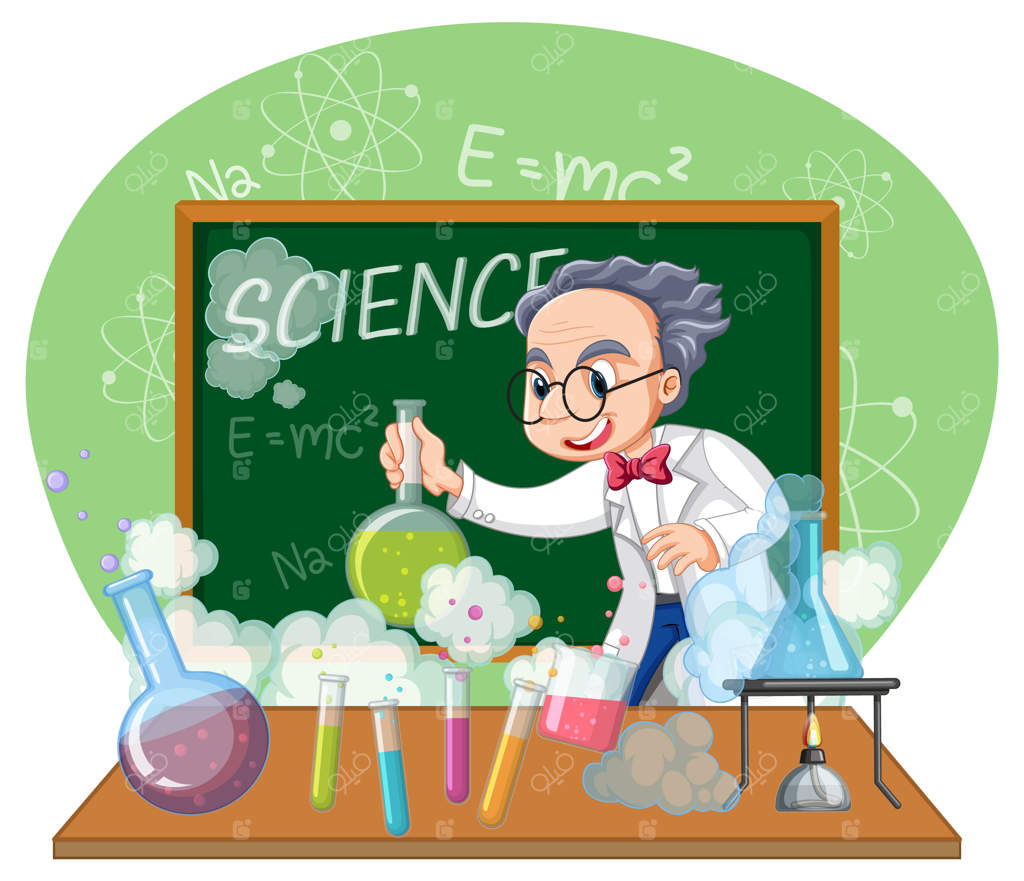 آزمایش یک دانشمند در آزمایشگاه