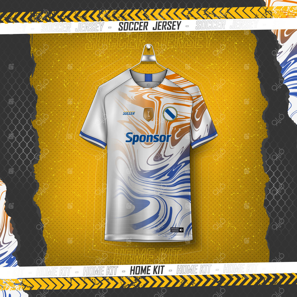 طراحی پیراهن فوتبال برای چاپ سابلیمیشن