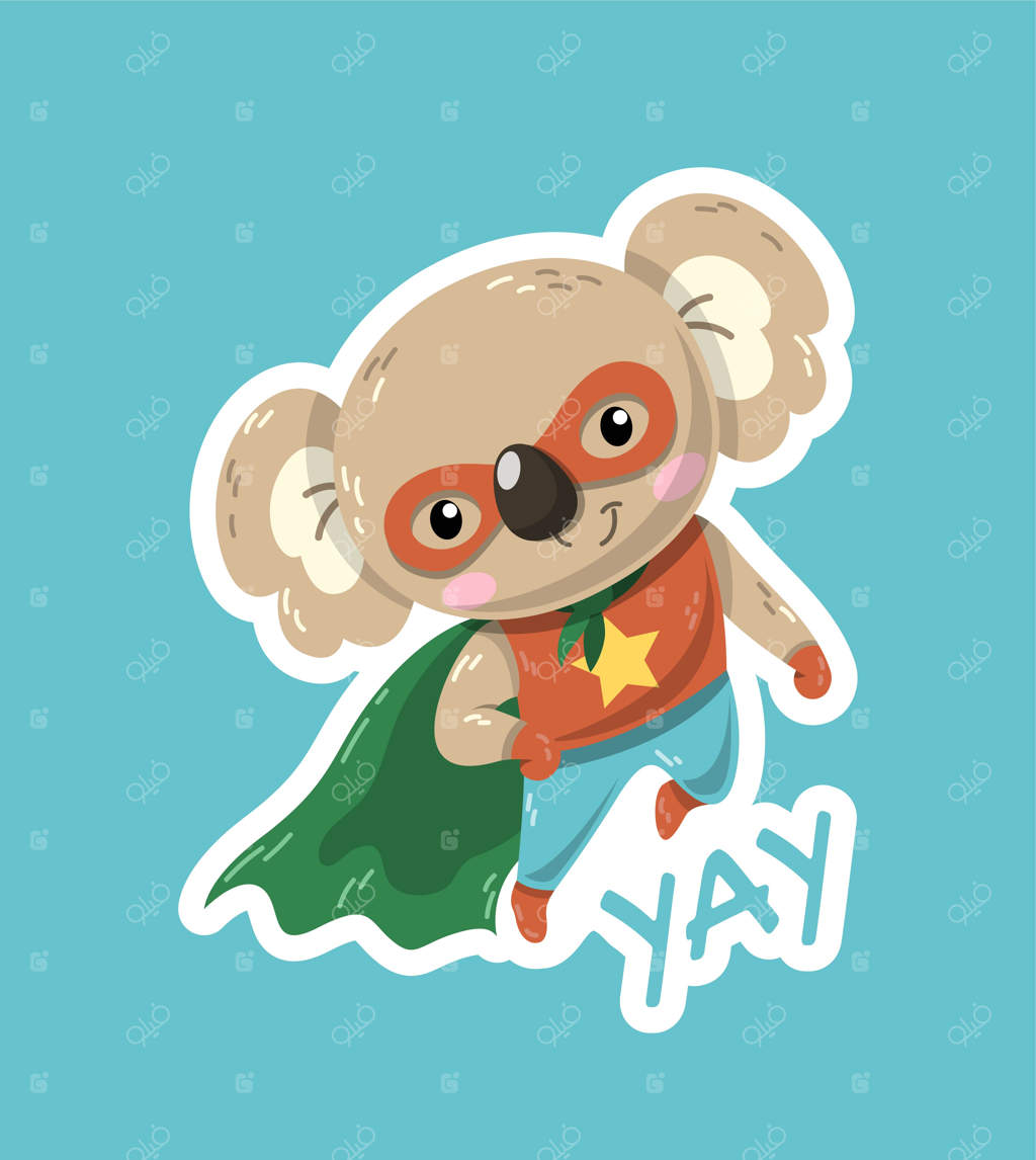 آیکون بامزه کوآلا ابرقهرمان