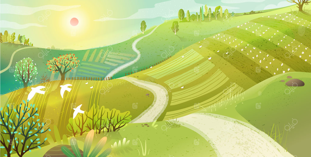 ماجراجویی حیوانات در مناظر طبیعت وحشی