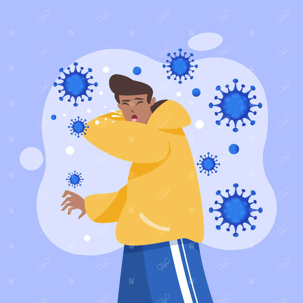 انتشار ویروس کرونا توسط جوانی که سرفه می‌کرد