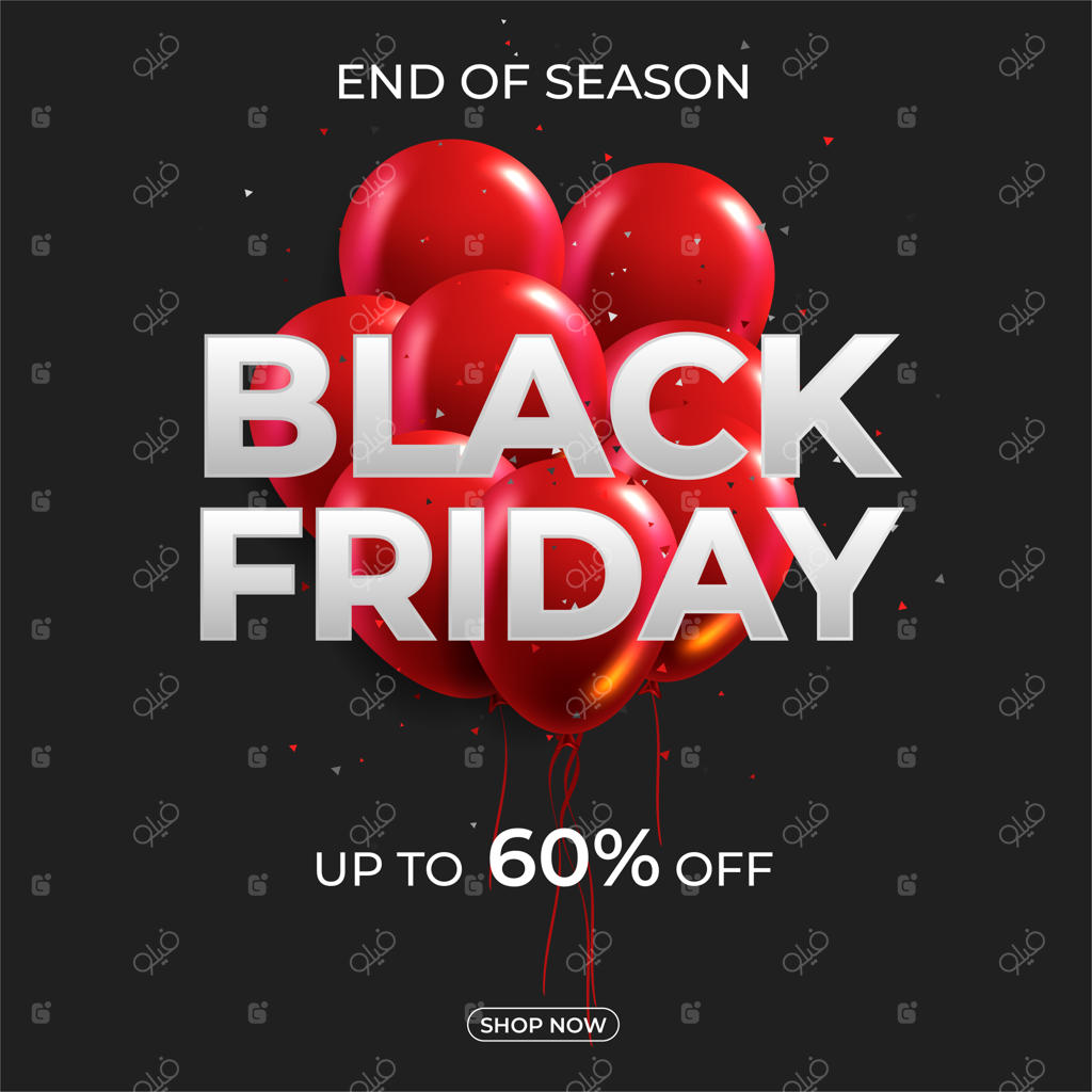 طراحی بنر حراج جمعه سیاه