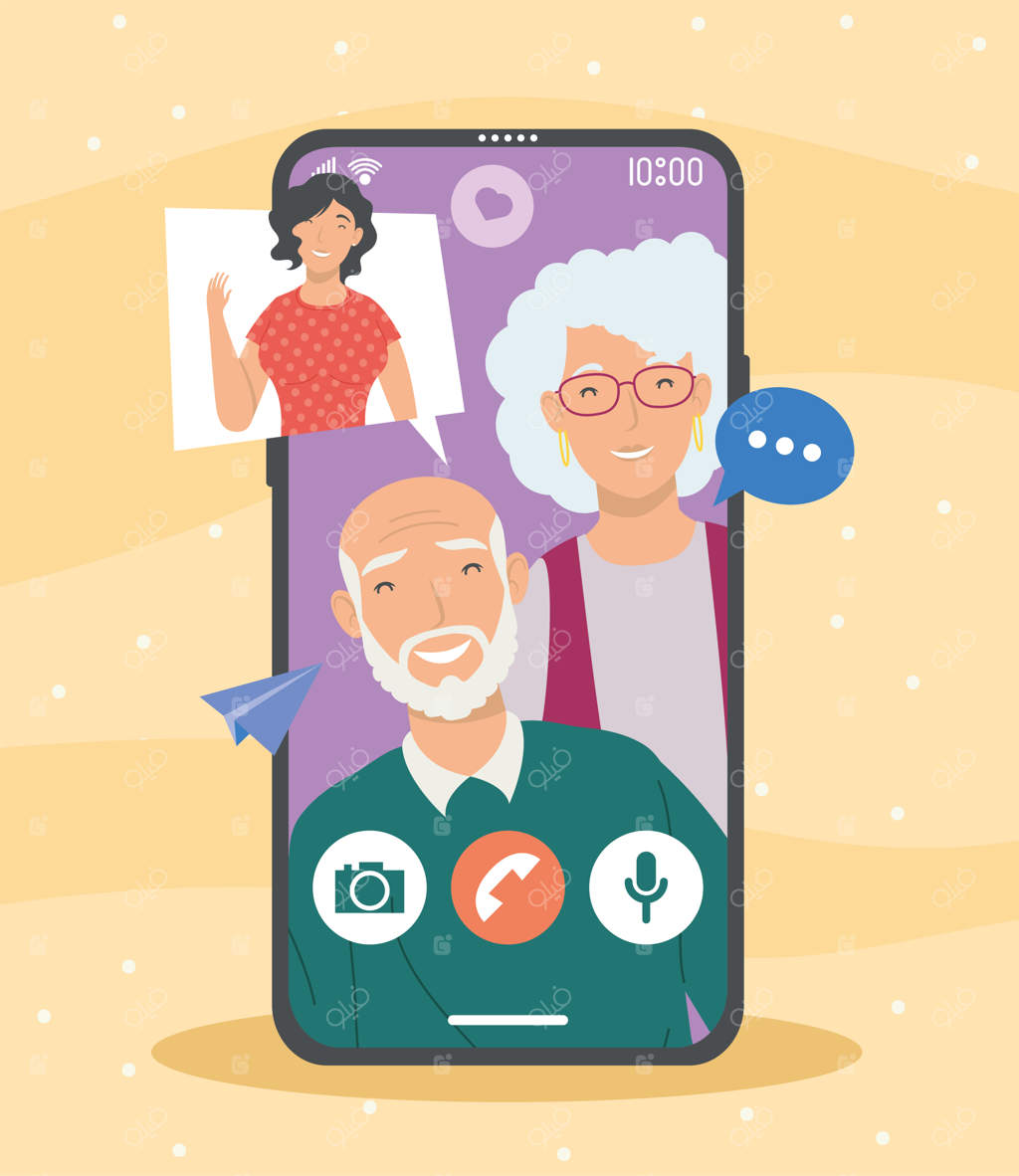 اعضای خانواده در دنیای گوشی هوشمند