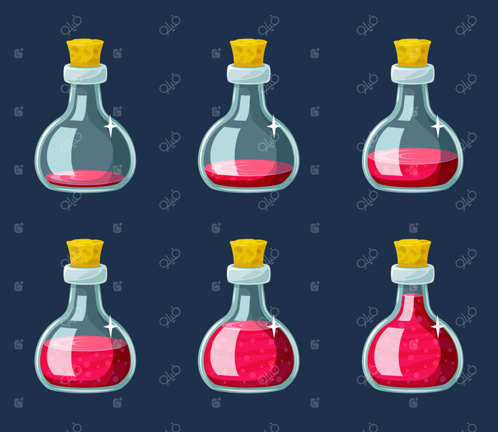 مراحل پر کردن بطری با معجون جادویی