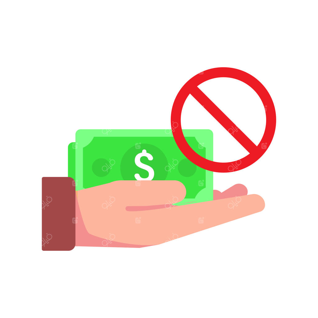 وکتور تصویرسازی مفهومی ضد فساد و خدمات رایگان با طراحی فلت (EPS10). المان گرافیکی مدرن مناسب برای اینفوگرافیک، آیکون و بنر