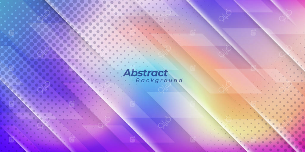 پس‌زمینه اشکال انتزاعی رنگارنگ