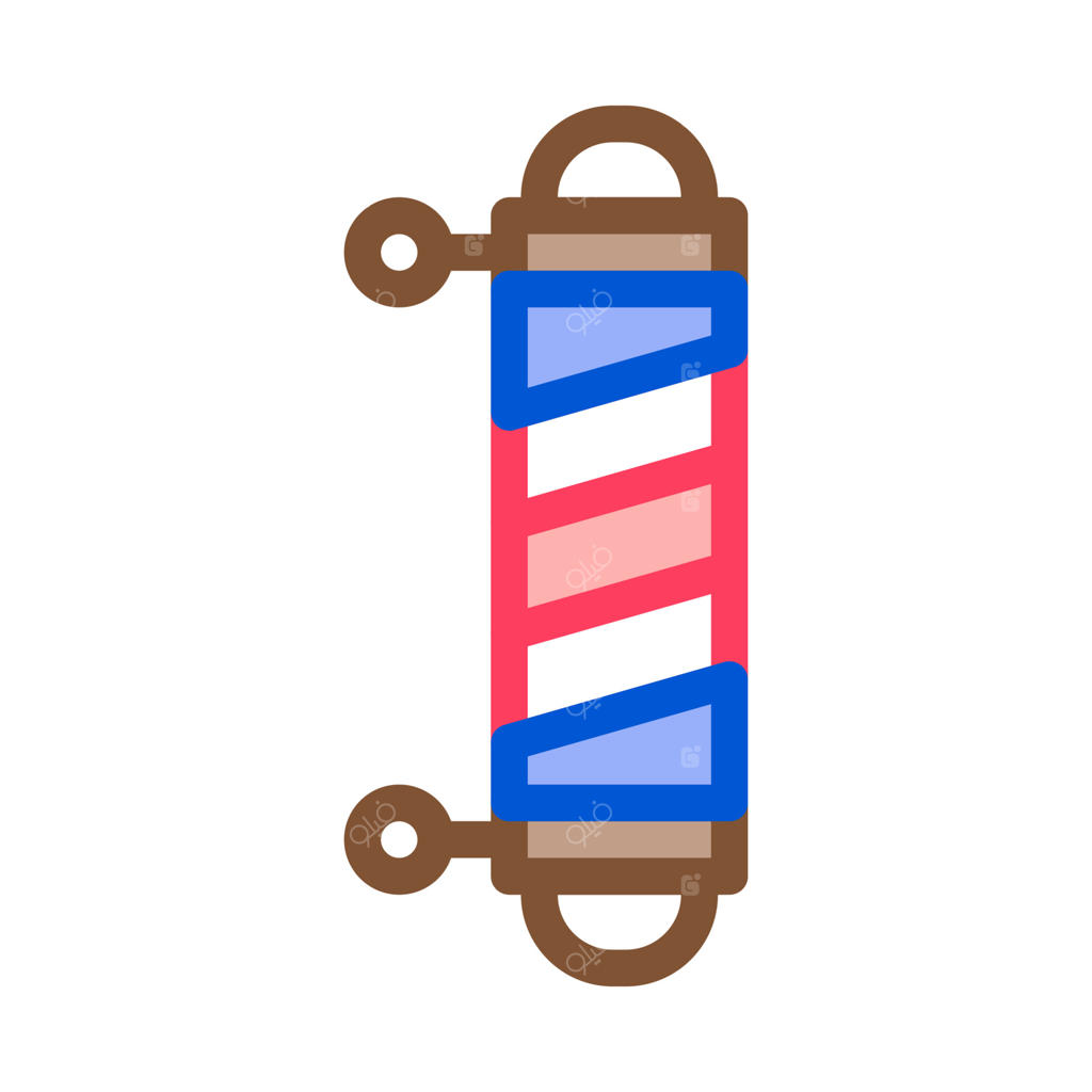 نماد طرح کلی جزئیات بیرونی آرایشگاه