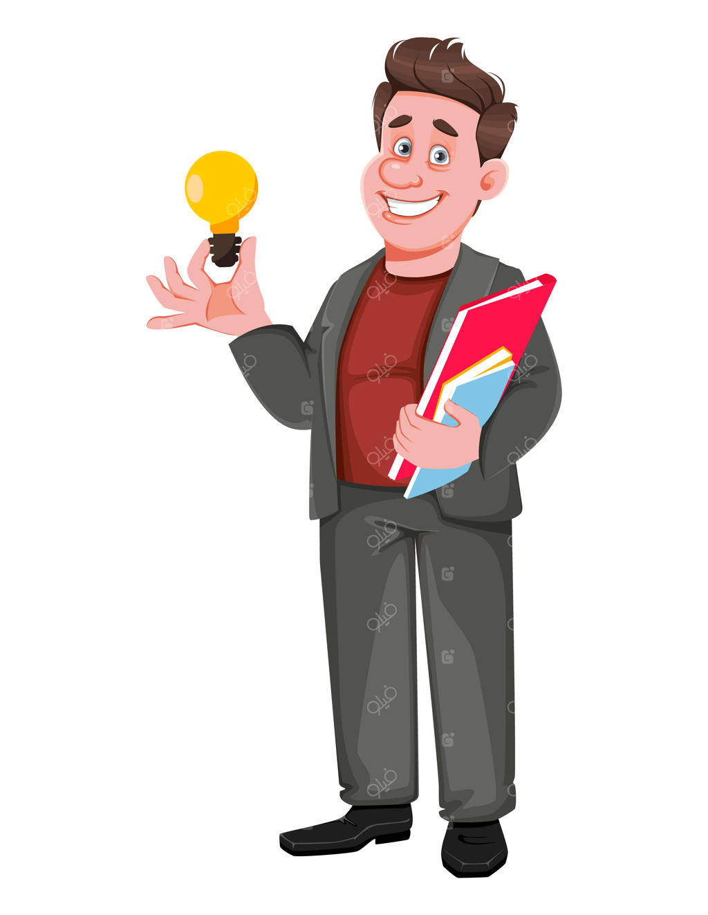 تاجر میان‌سال با لبخند فکر یک ایده خوب اومد به ذهنش