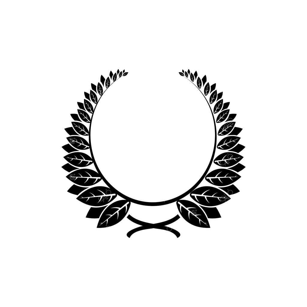 آیکون تاج گل برگ بو، نماد جایزه و نشان افتخار