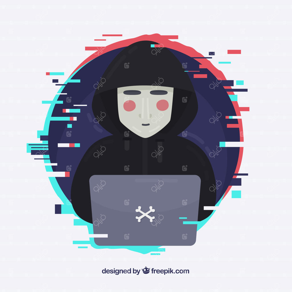 هکر ناشناس با طراحی تخت