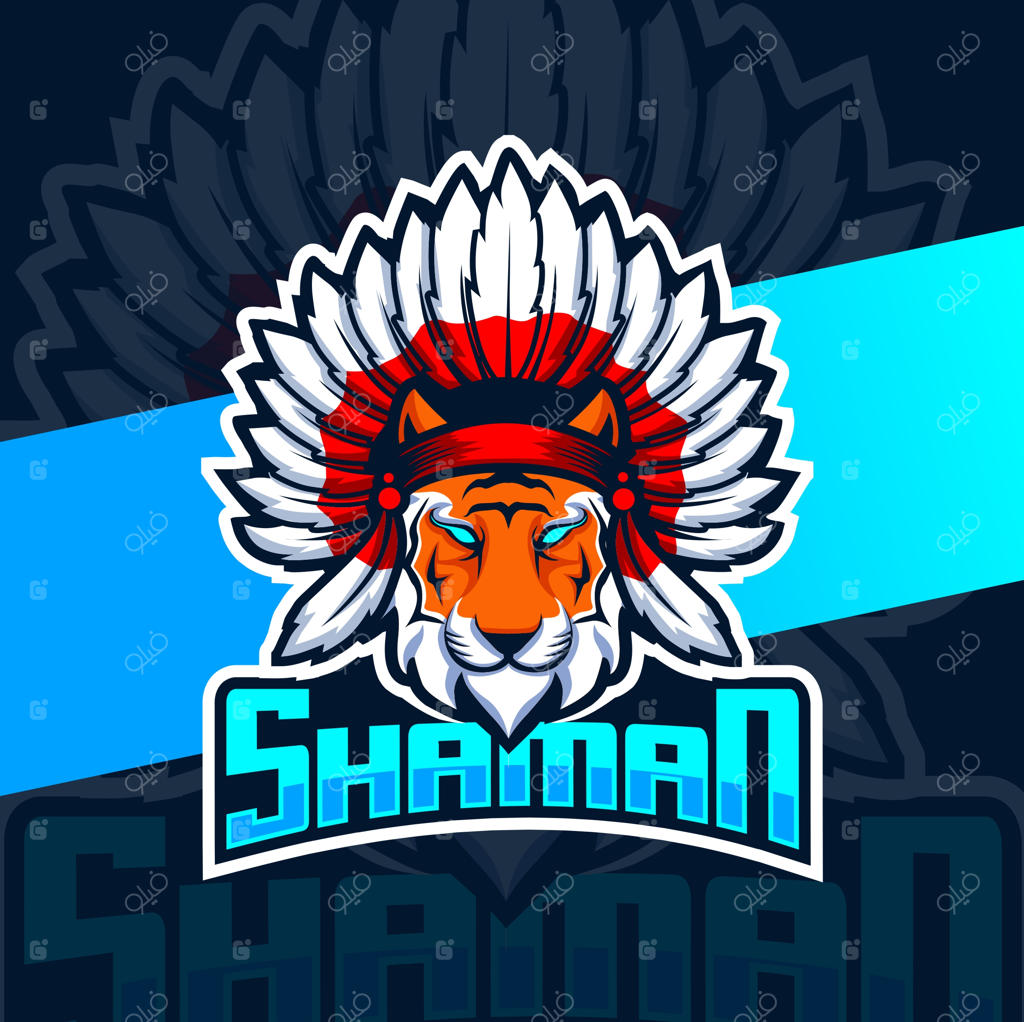 شکارچی ببر: لوگوی شمن تیم ورزش الکترونیک