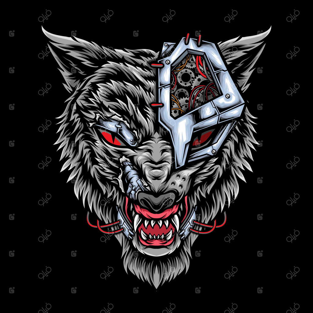 سر رباتیک گرگ