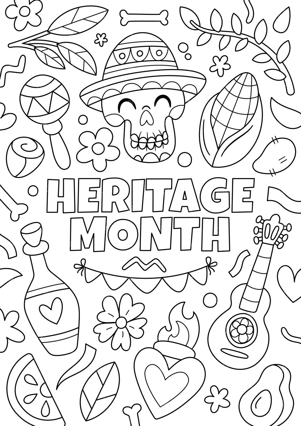 تصویرسازی به مناسبت ماه میراث ملی اسپانیایی‌ها