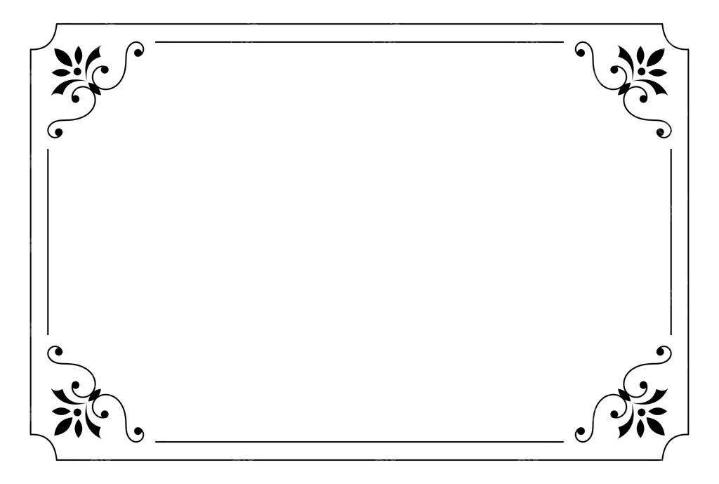 المان گرافیکی قاب تزیینی و طرح گل‌دار لوکس و مناسبتی
