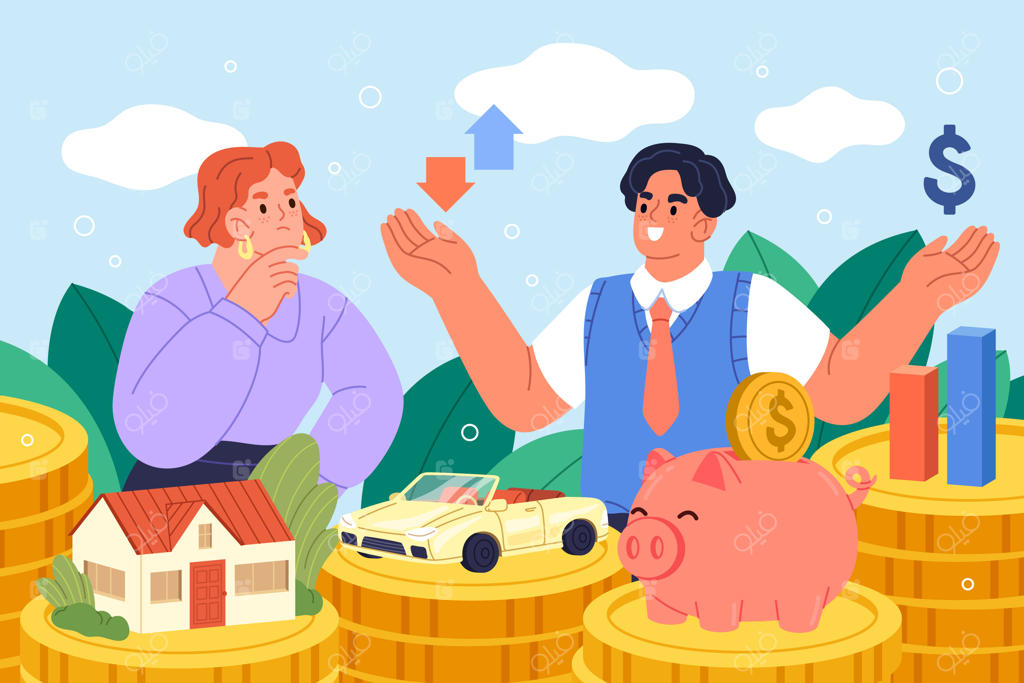 تصویرسازی مدیریت پول نقد