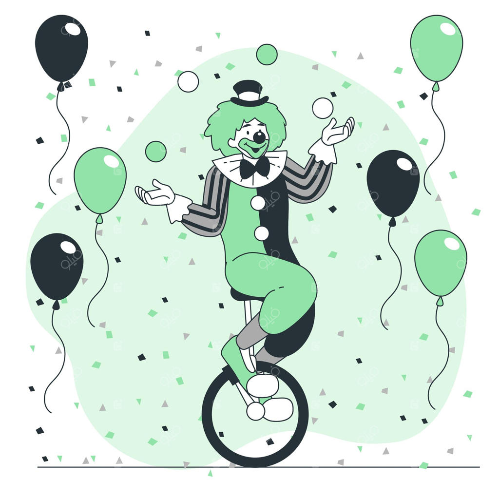 طرح مفهومی دلقک