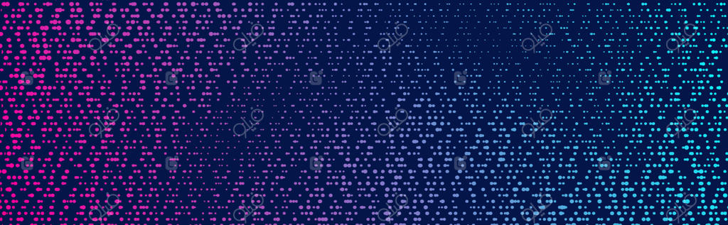 پس‌زمینه رترو با افکت هافتون: گرادیانت صورتی و آبی برای پوستر مهمانی. EPS 10.