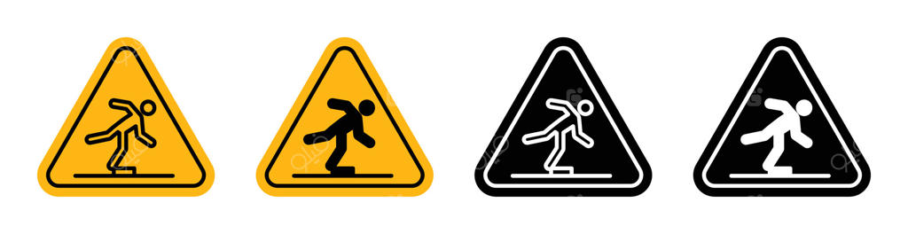 علائم هشدار خطر سر خوردن - ایمنی را در مناطقی که خطر سر خوردن وجود دارد، تضمین کنید