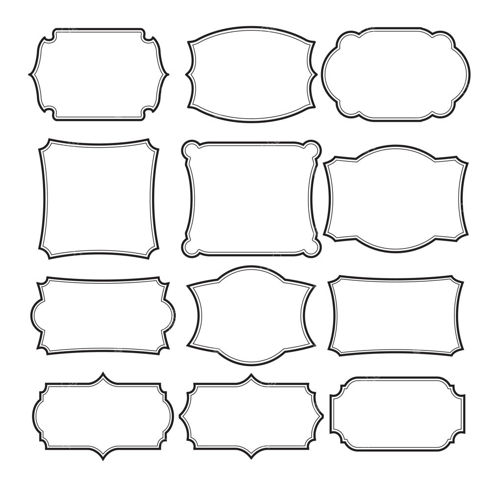 مجموعه طرح‌های قاب و حاشیه قدیمی