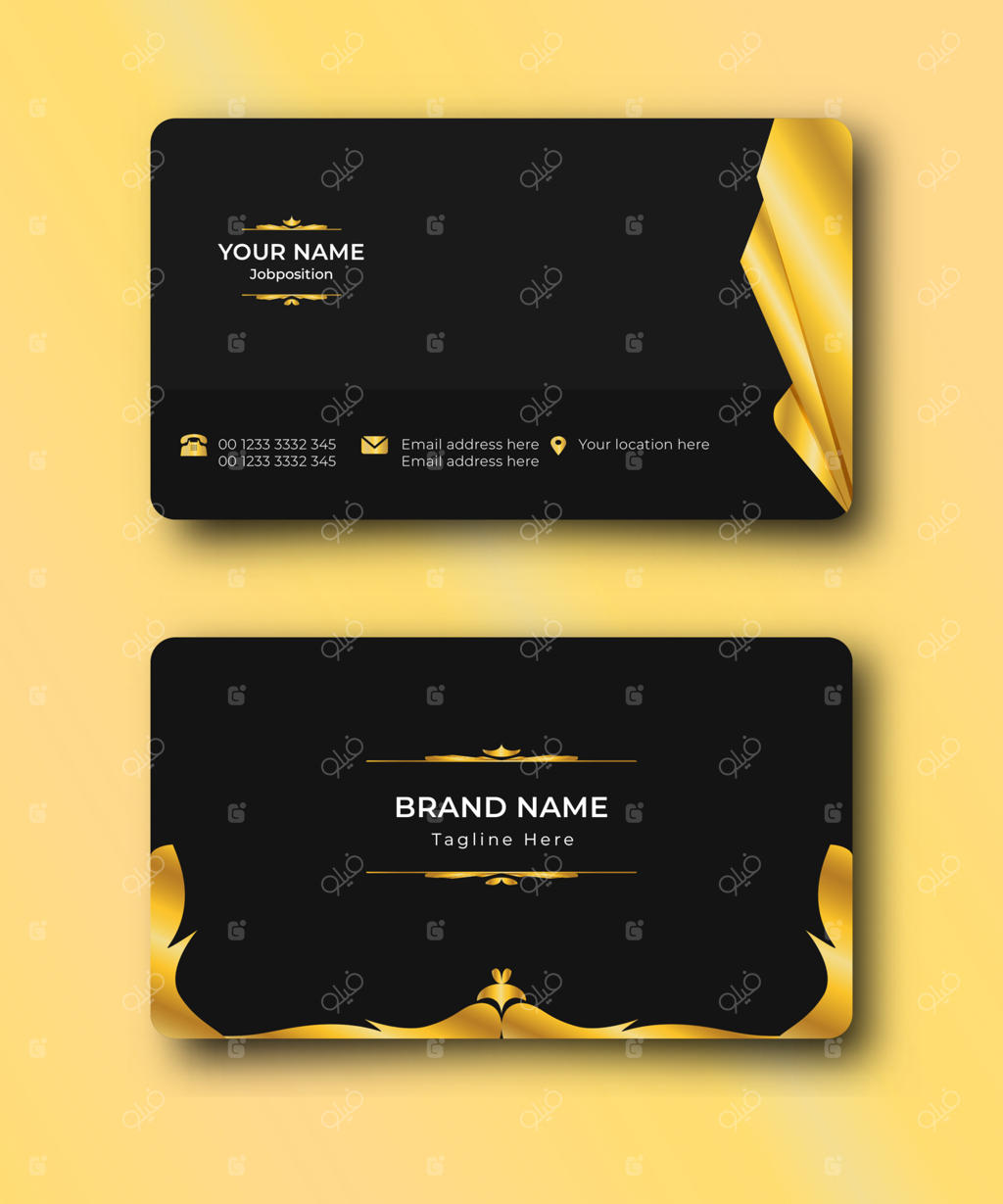 قالب کارت ویزیت با سبک مدرن