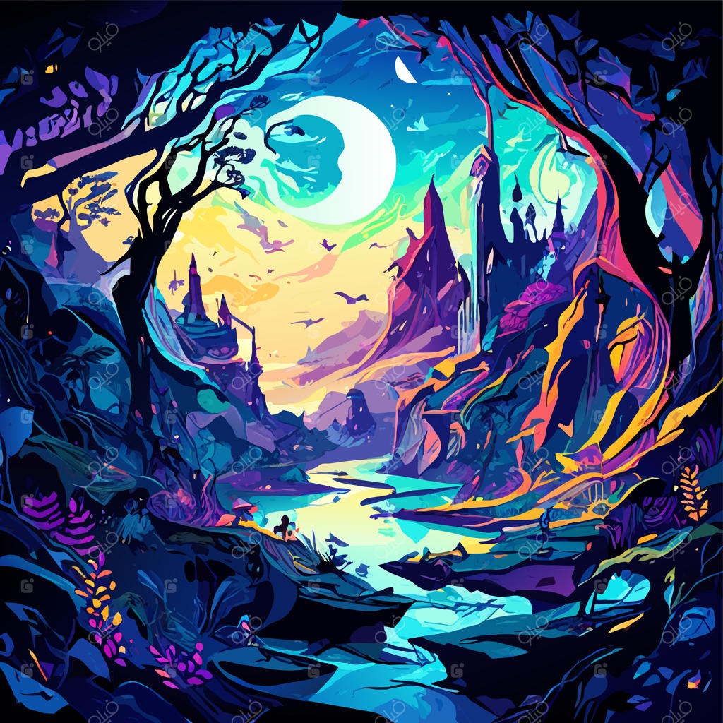 تصویرسازی دنیای فانتزی
